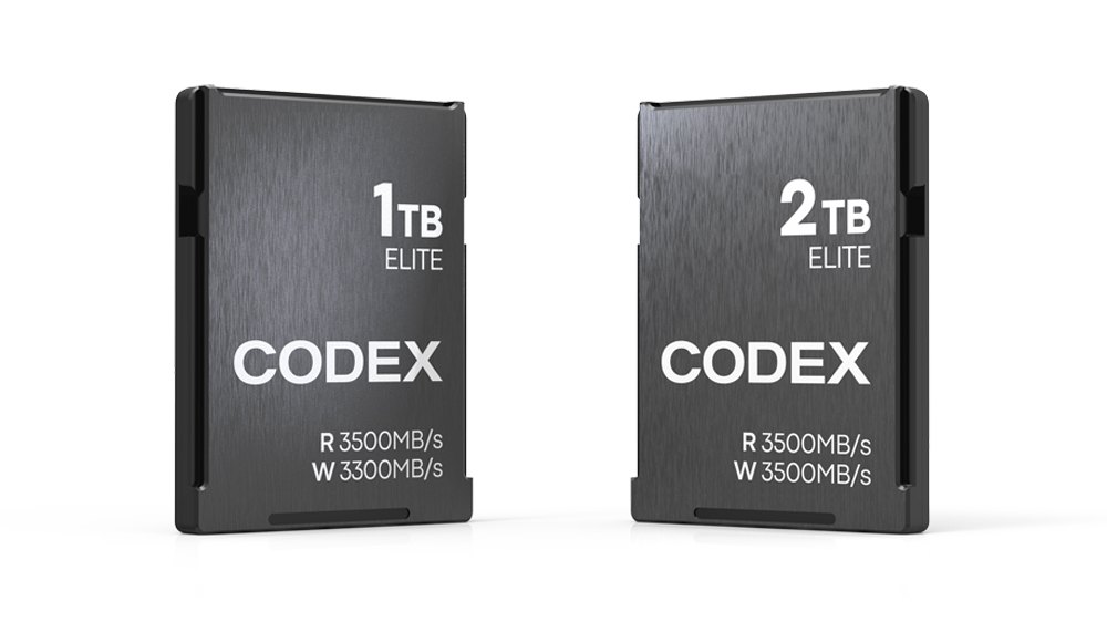 CODEX Type B Elite cards in 1TB and 2TB